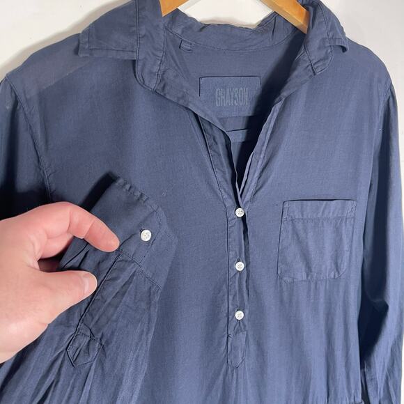 Frank & Eileen Navy Midi Dress - Picture 4 of 7